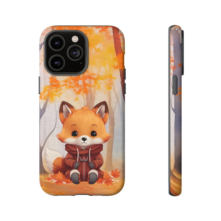 Baby Forest Fox Ready for Autumn - Samsung & iPhone Phone Case