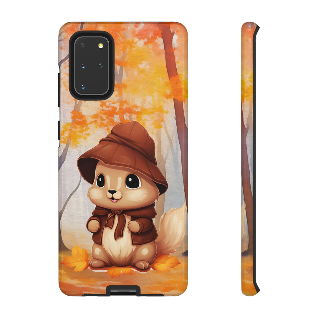 Baby Autumn Chipmunk Phone Case for iPhone, Samsung, Pixel