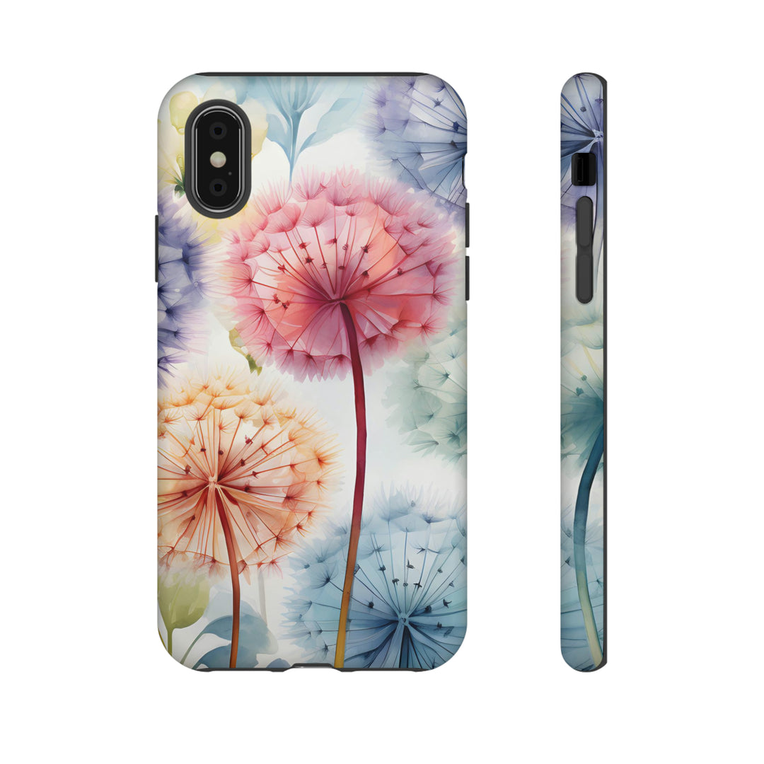 Colorful Field of Dandelions Phone Case