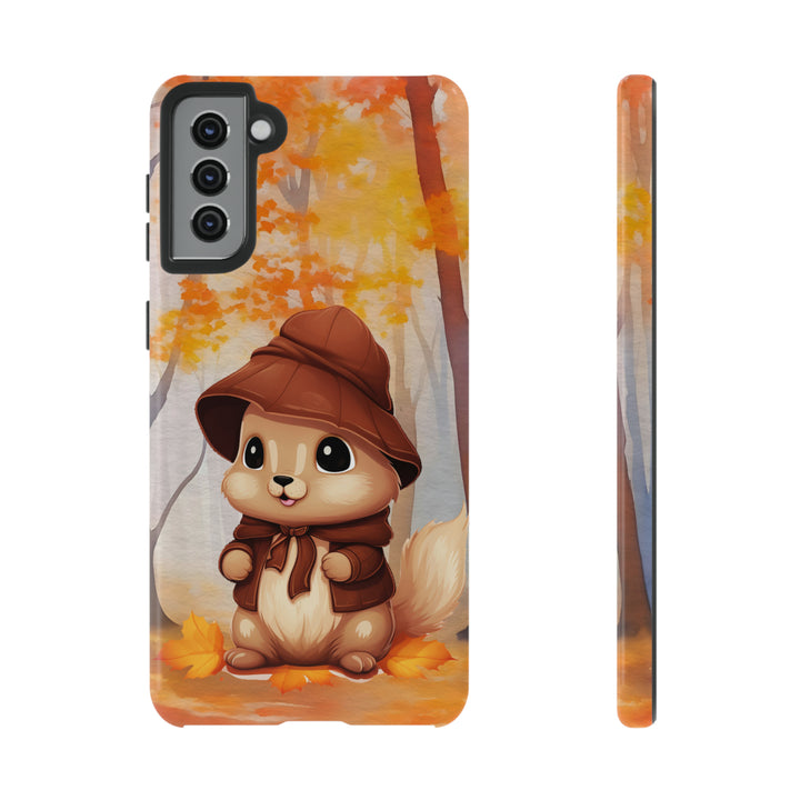 Baby Autumn Chipmunk Phone Case for iPhone, Samsung, Pixel