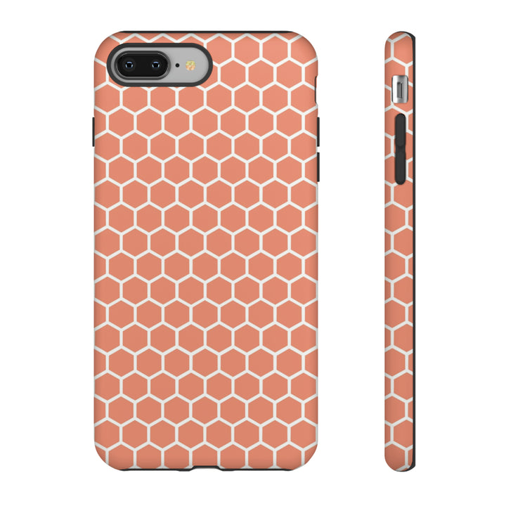 Orange Honeycomb | Phone Case for iPhone/Galaxy/Pixel