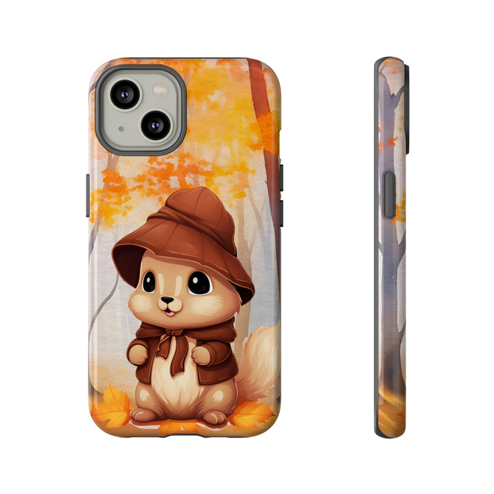 Baby Autumn Chipmunk Phone Case for iPhone, Samsung, Pixel