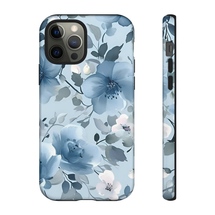 Dusty Blue Flowers | Phone Case for iPhone/Galaxy/Pixel