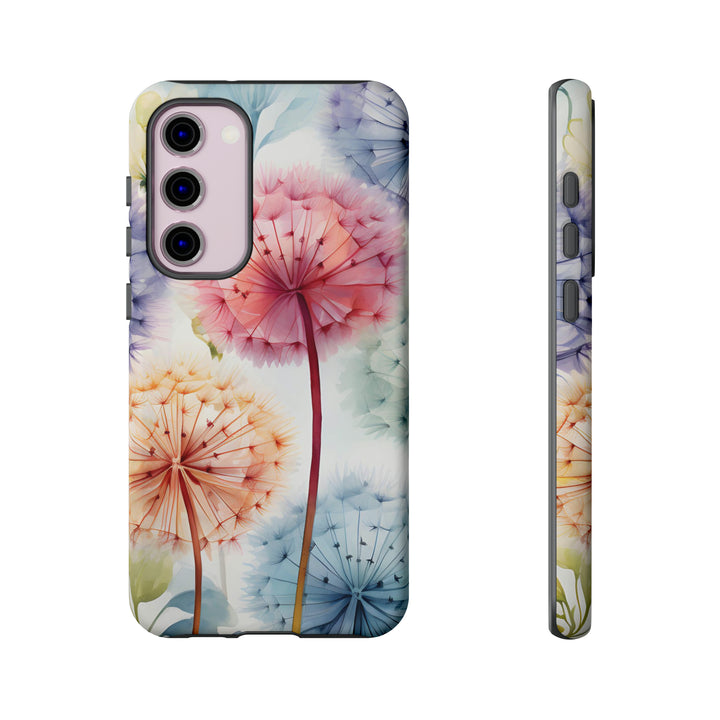 Colorful Field of Dandelions Phone Case