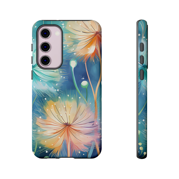 Whimsical Burst Dandelions Phone Case