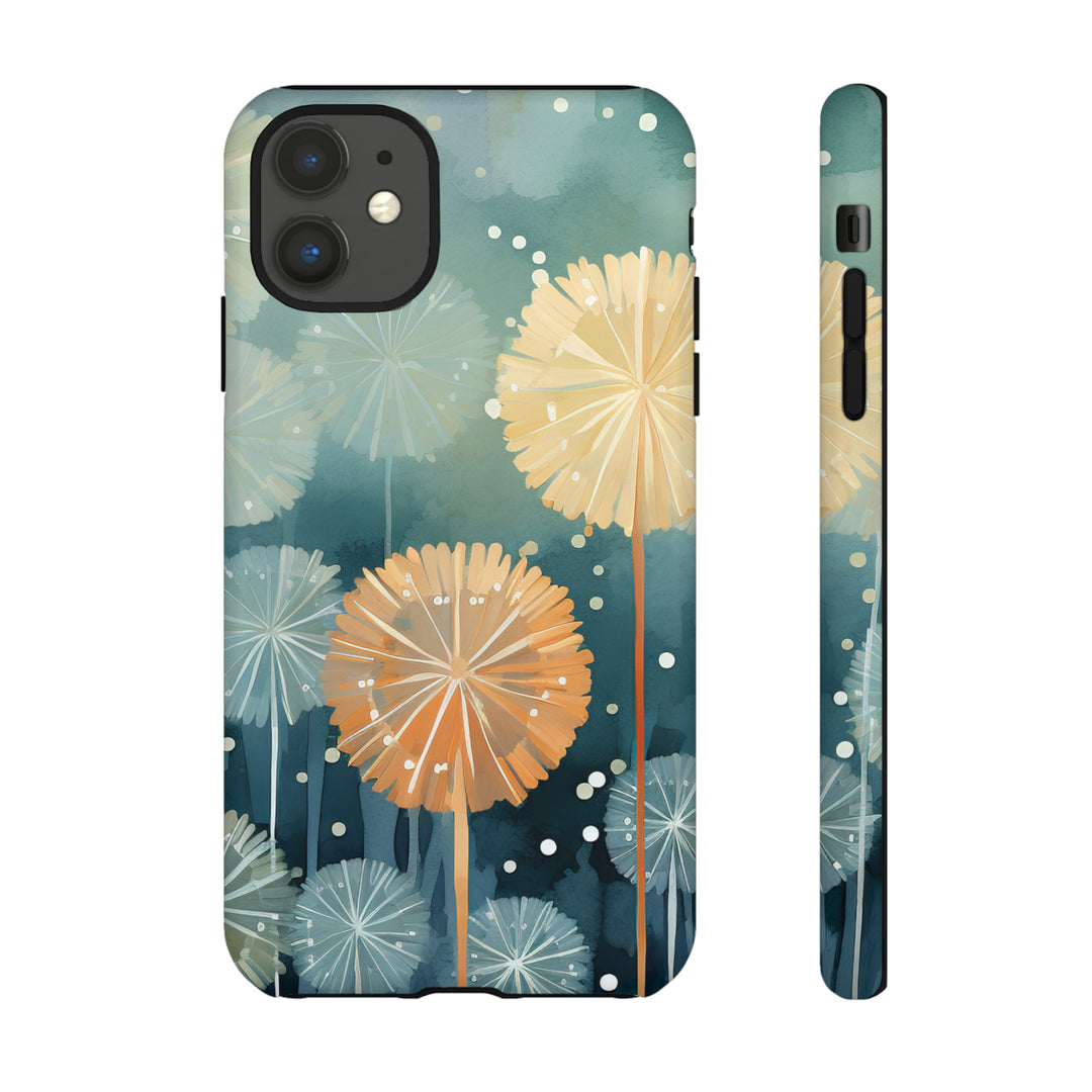 Abstract Dandelions Phone Case