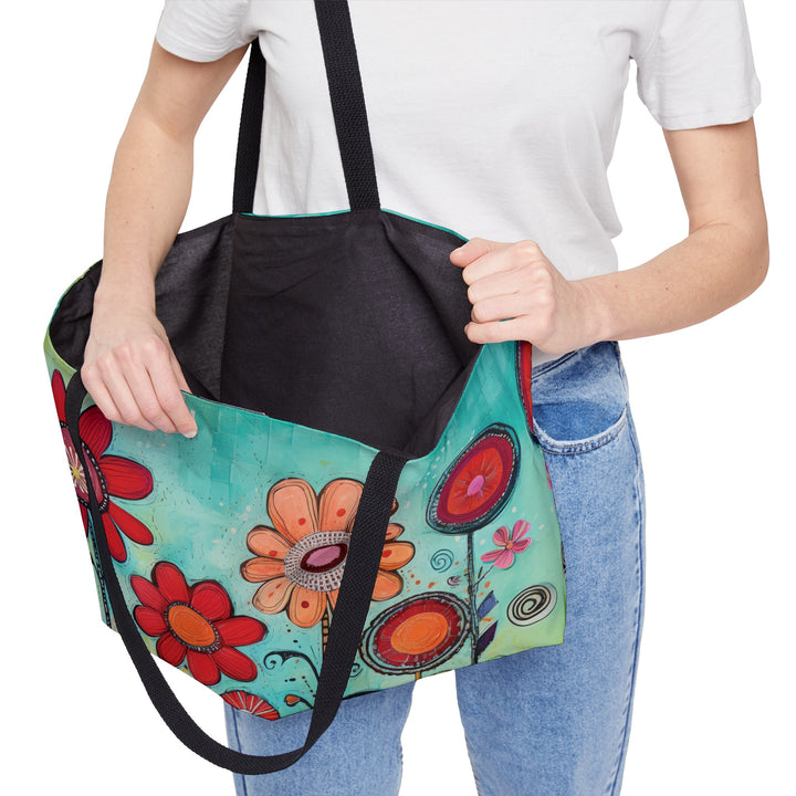 Radiant Blooms Whimsical Garden | Big Bag Everything Tote