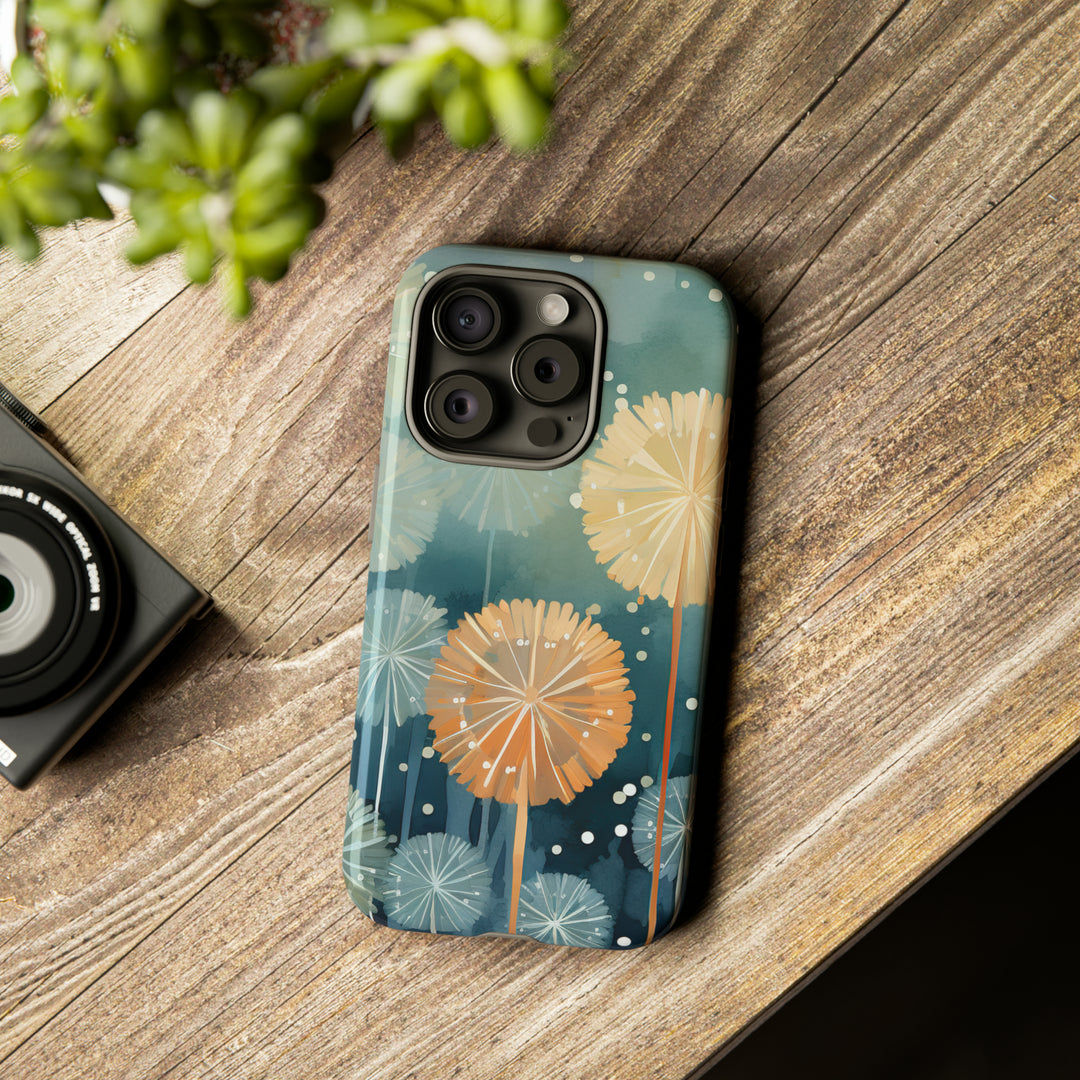 Abstract Dandelions Phone Case