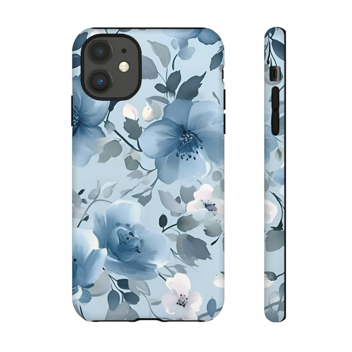 Dusty Blue Flowers | Phone Case for iPhone/Galaxy/Pixel