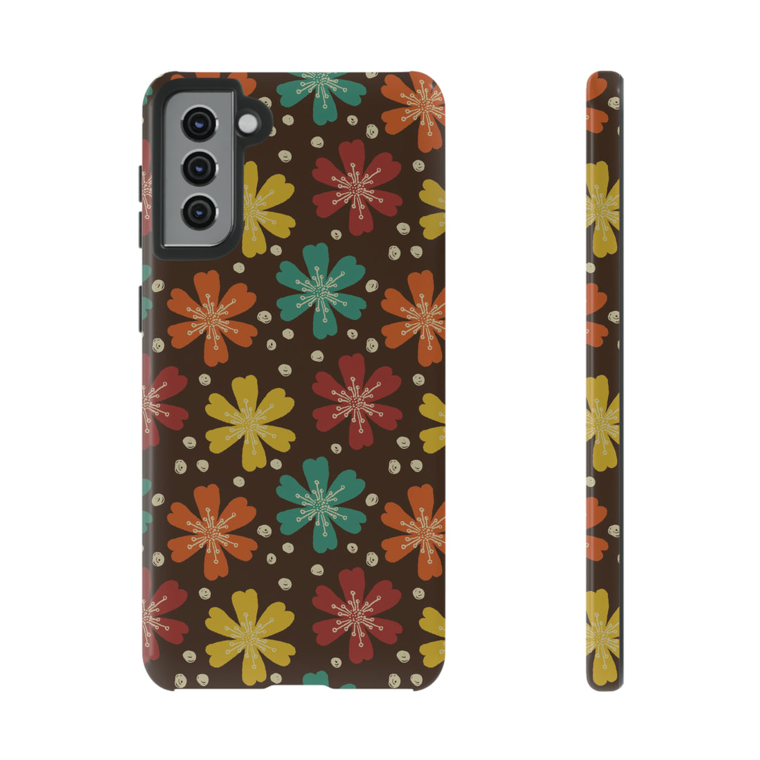 Retro Blooms in Color | Phone Case for iPhone/Galaxy/Pixel