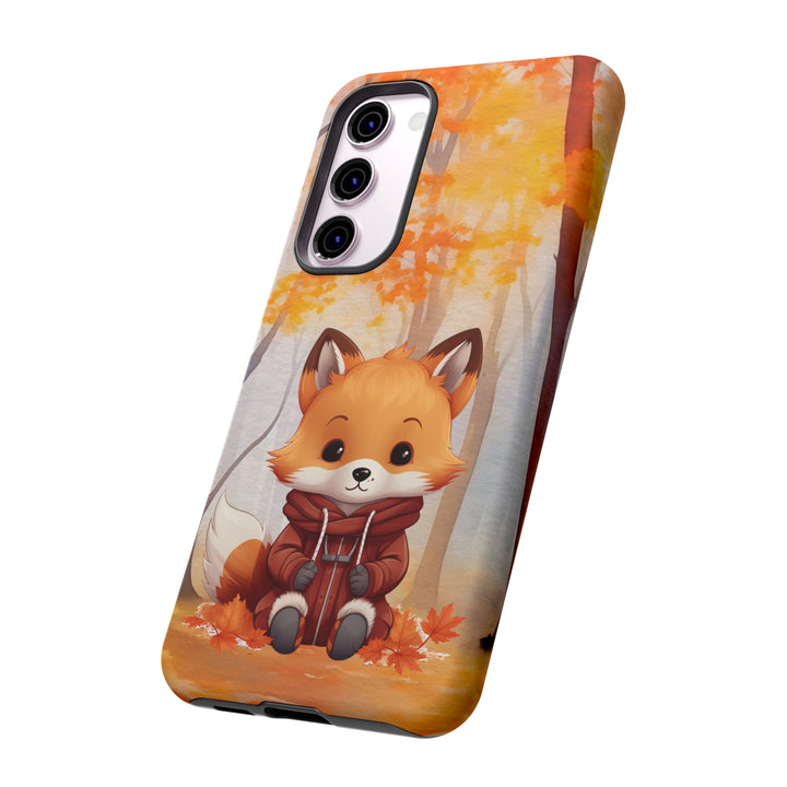 Baby Forest Fox Ready for Autumn - Samsung & iPhone Phone Case