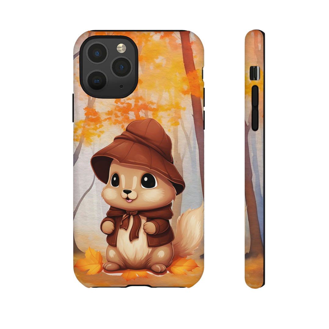 Baby Autumn Chipmunk Phone Case for iPhone, Samsung, Pixel