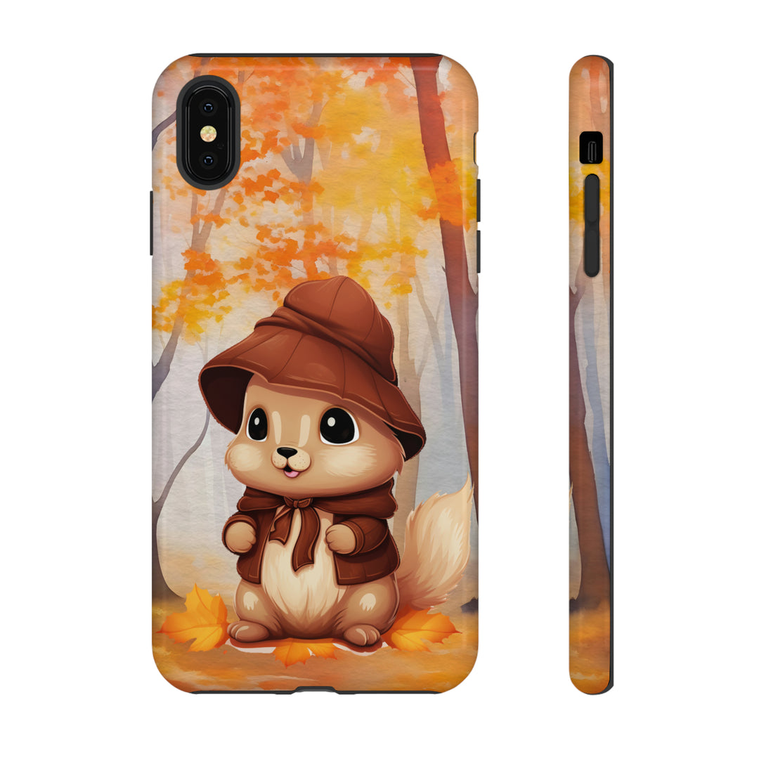 Baby Autumn Chipmunk Phone Case for iPhone, Samsung, Pixel