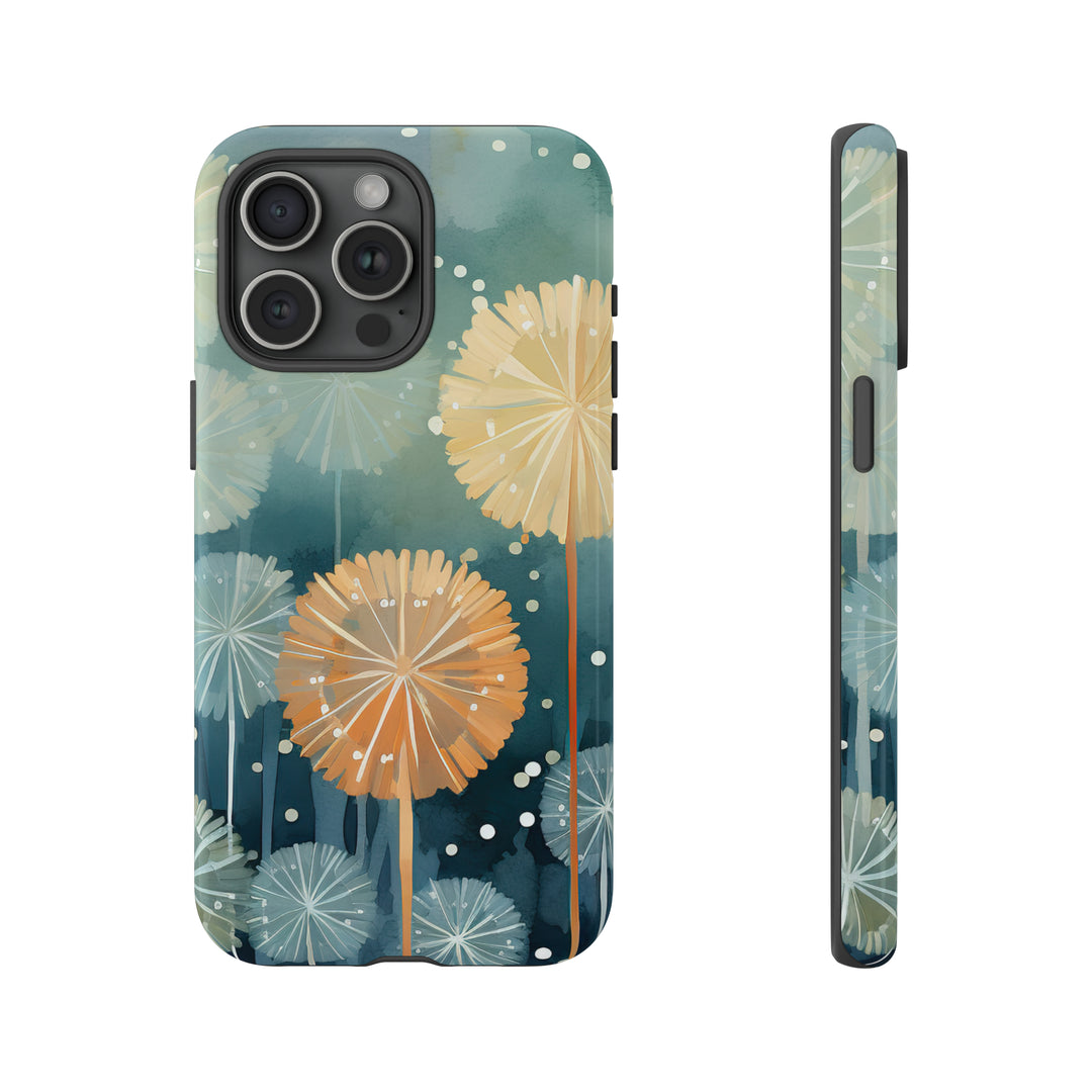 Abstract Dandelions Phone Case