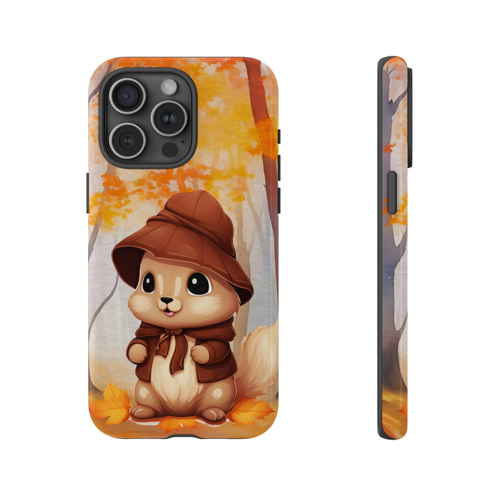 Baby Autumn Chipmunk Phone Case for iPhone, Samsung, Pixel