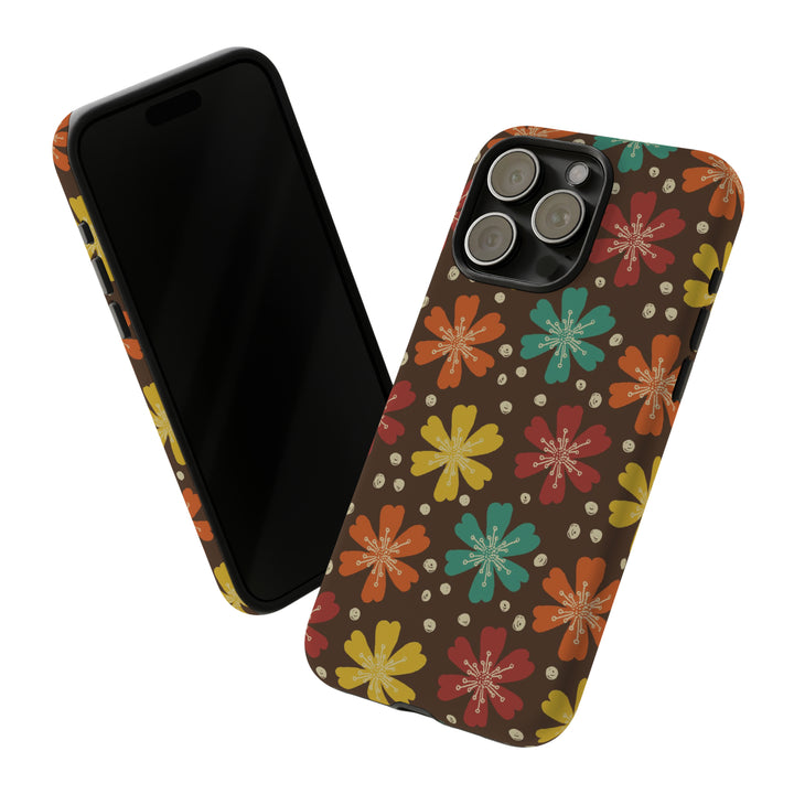 Retro Blooms in Color | Phone Case for iPhone/Galaxy/Pixel