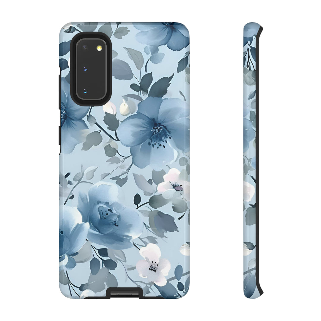 Dusty Blue Flowers | Phone Case for iPhone/Galaxy/Pixel