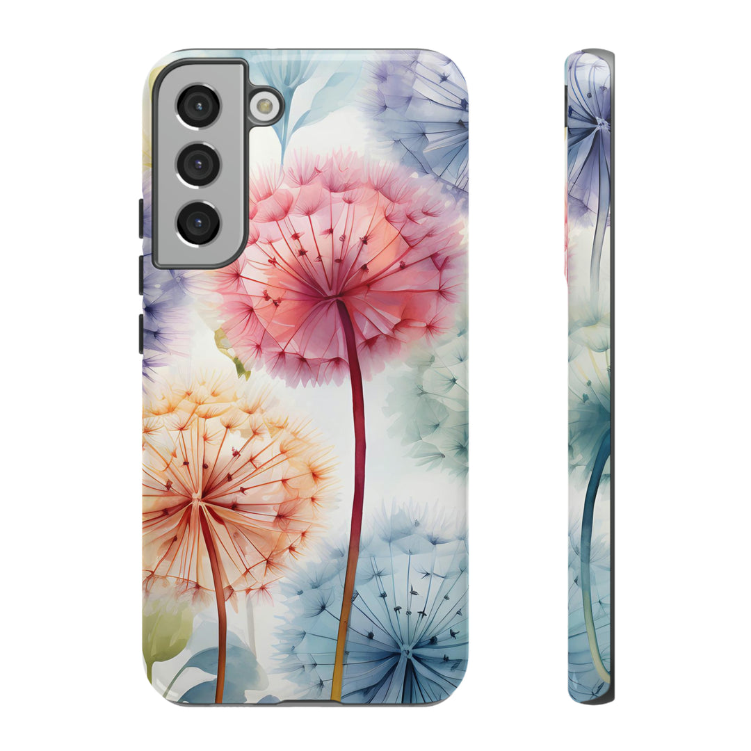 Colorful Field of Dandelions Phone Case