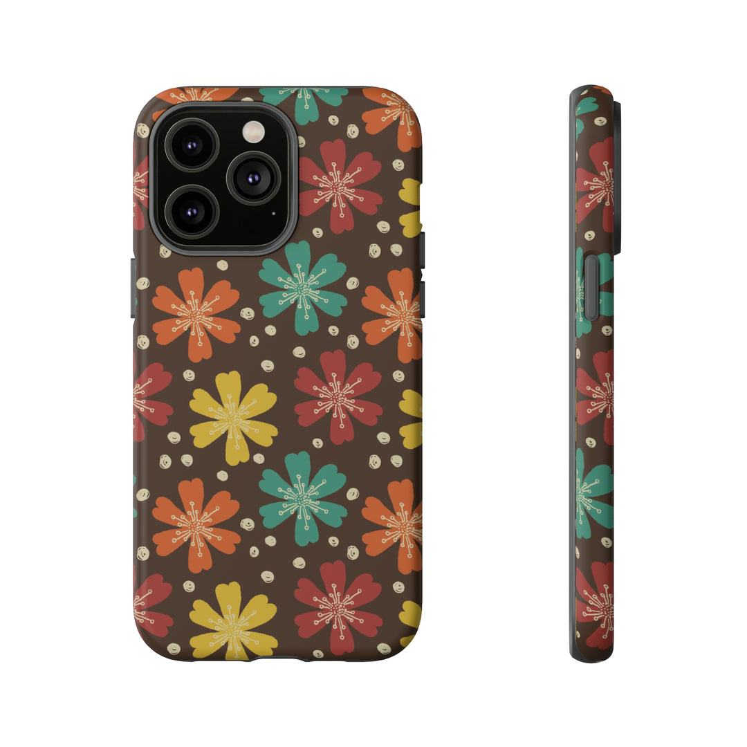 Retro Blooms in Color | Phone Case for iPhone/Galaxy/Pixel