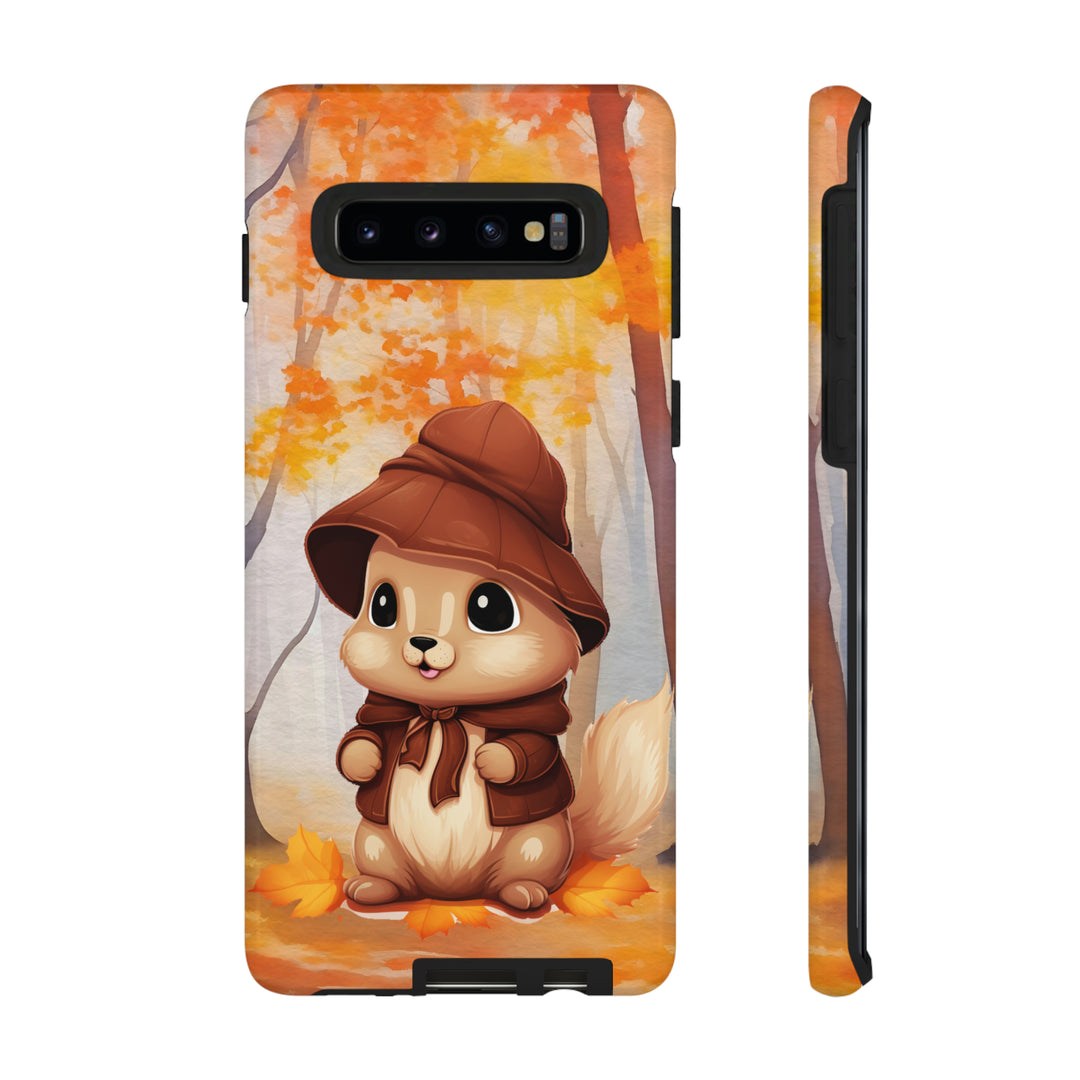 Baby Autumn Chipmunk Phone Case for iPhone, Samsung, Pixel