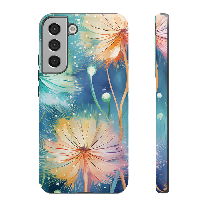 Whimsical Burst Dandelions Phone Case