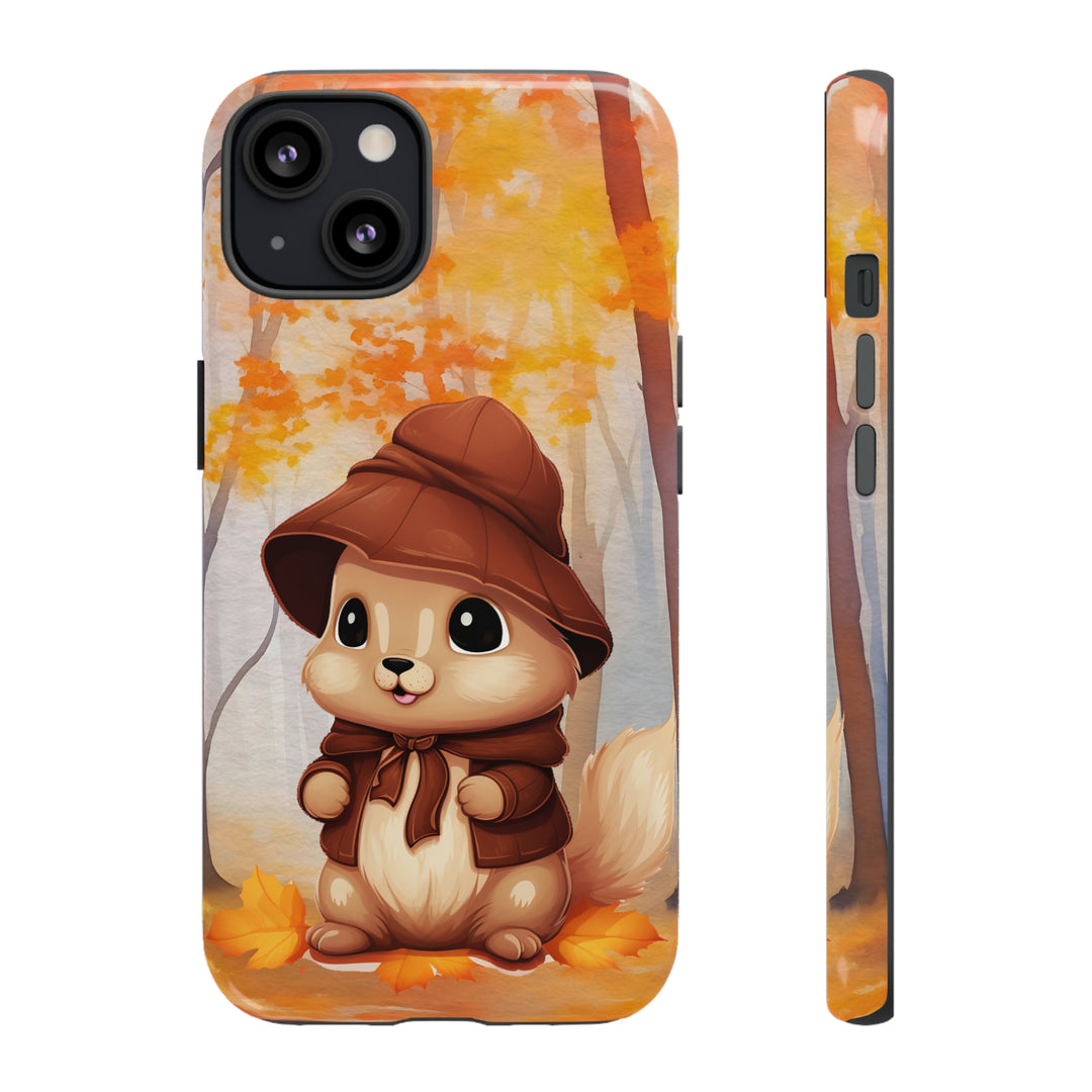 Baby Autumn Chipmunk Phone Case for iPhone, Samsung, Pixel