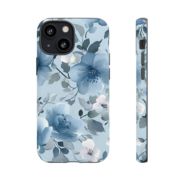 Dusty Blue Flowers | Phone Case for iPhone/Galaxy/Pixel