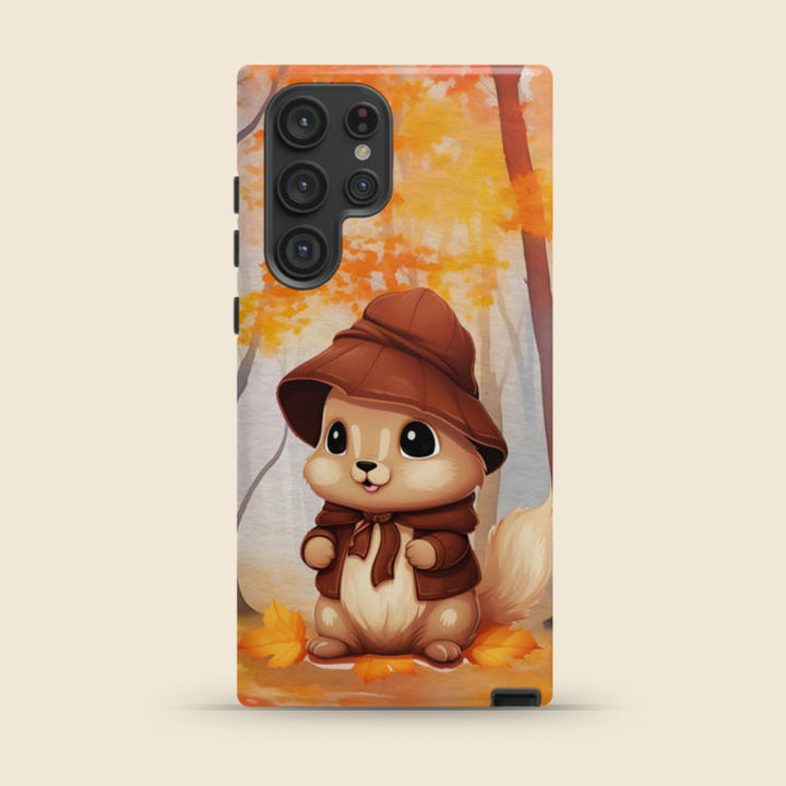 Baby Autumn Chipmunk Phone Case for iPhone, Samsung, Pixel