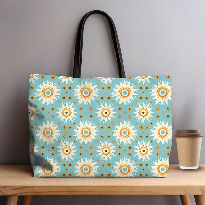 Boho Retro Sunburst | Big Bag Everything Tote