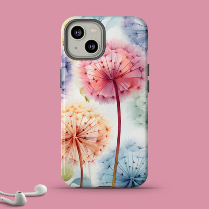 Colorful Field of Dandelions Phone Case