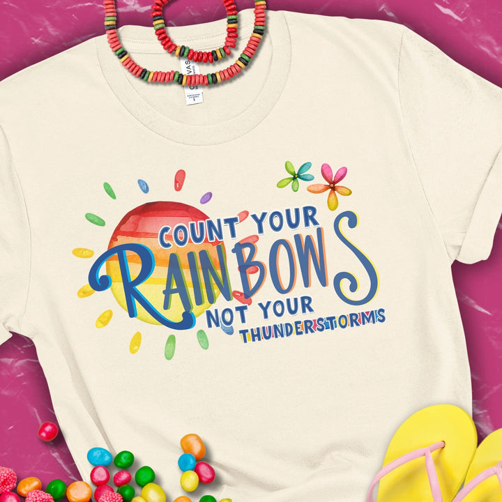 Count Your Rainbows Sunshine Graphic Tee