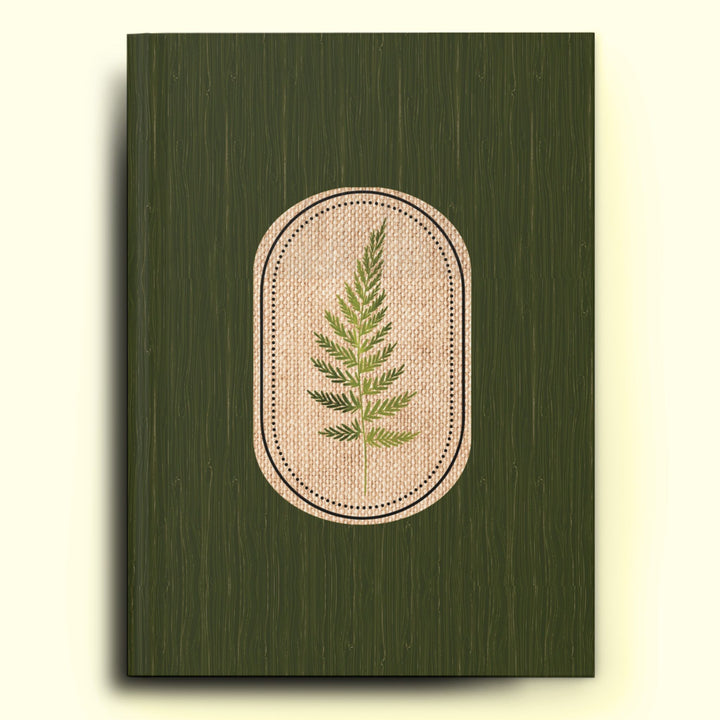 Fern Leaf Botanical Hardcover Nature Writing Journal