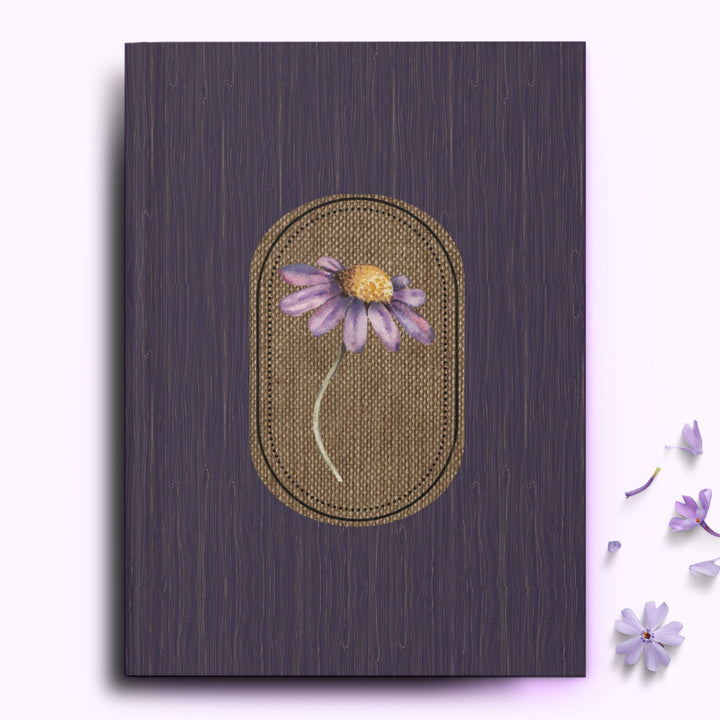 Purple Wildflower Patch Botanical Hardcover Nature Journal