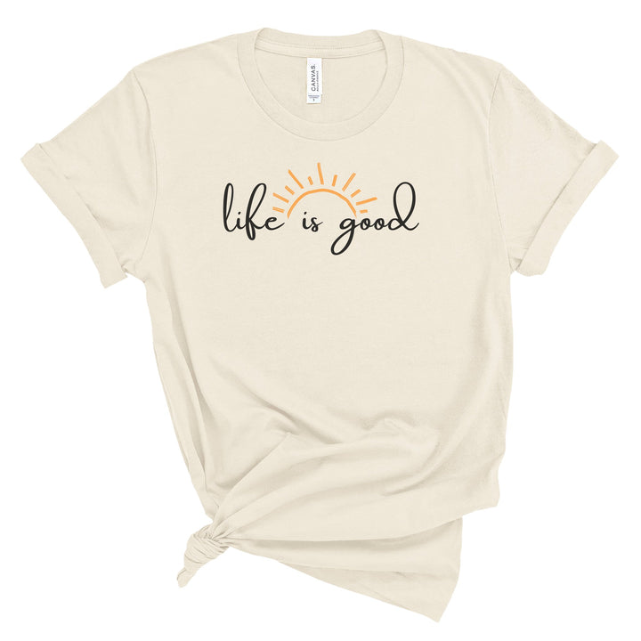 Life is Good Sunrise Graphic Tshirt Idylissa