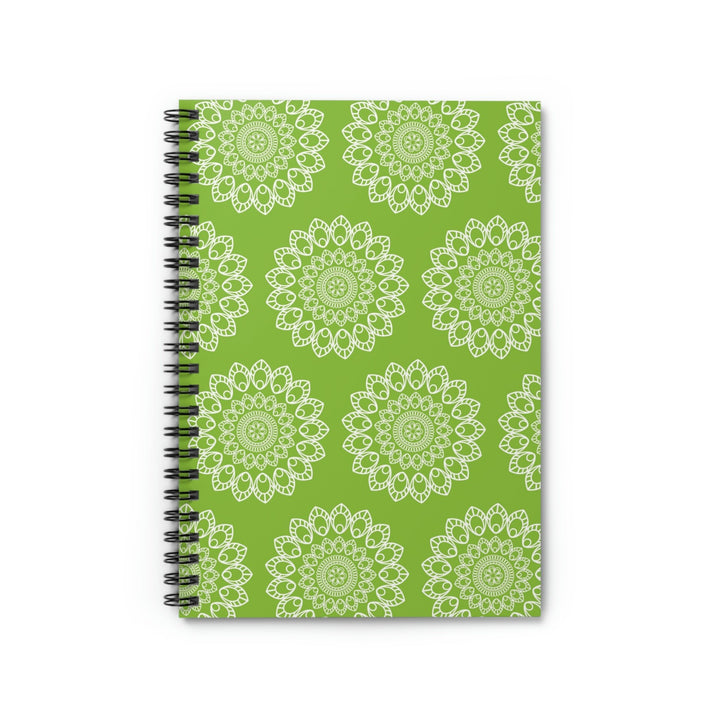 Green Burst Spiral Notebook Idylissa