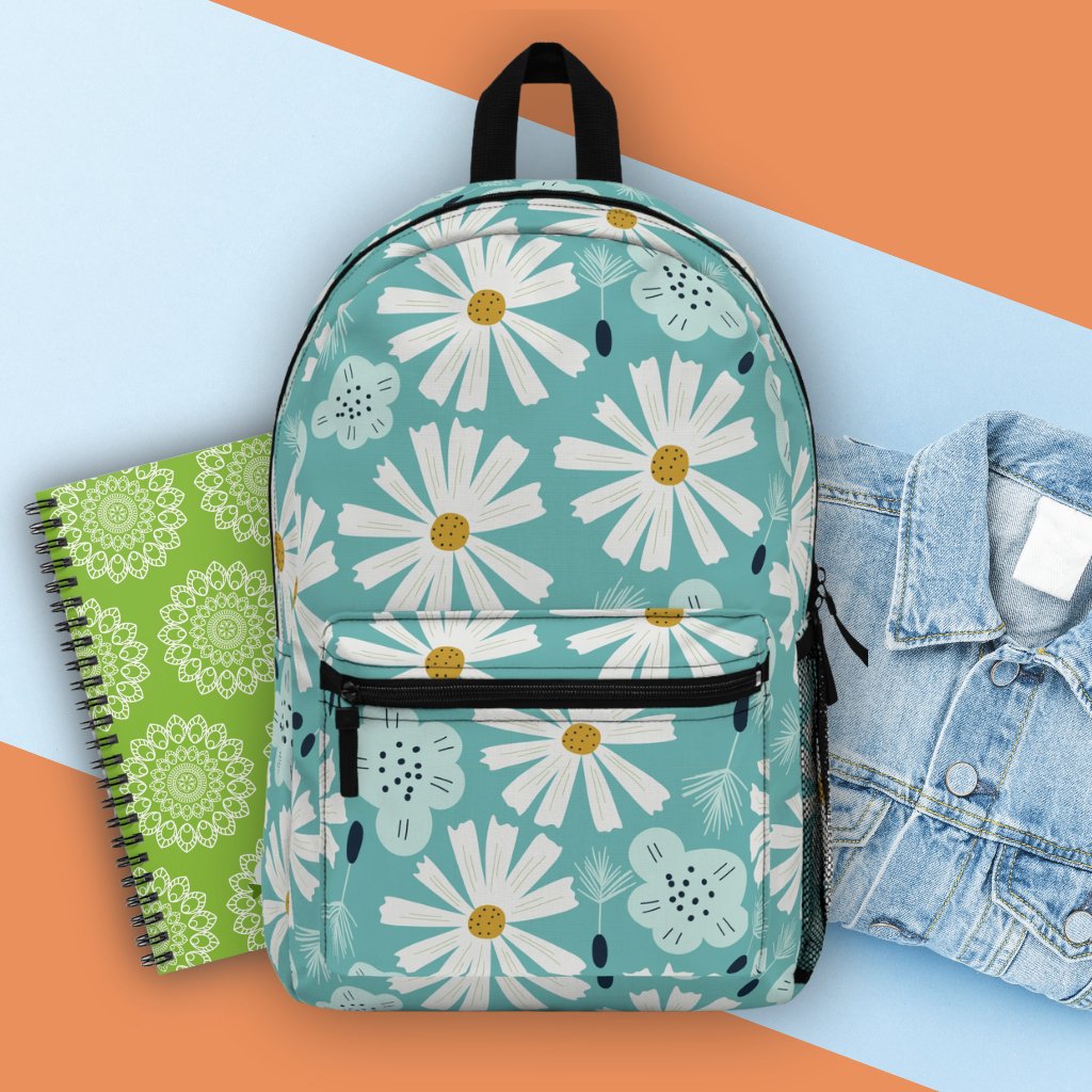 Sunny Day Daisies Floral Backpack Idylissa