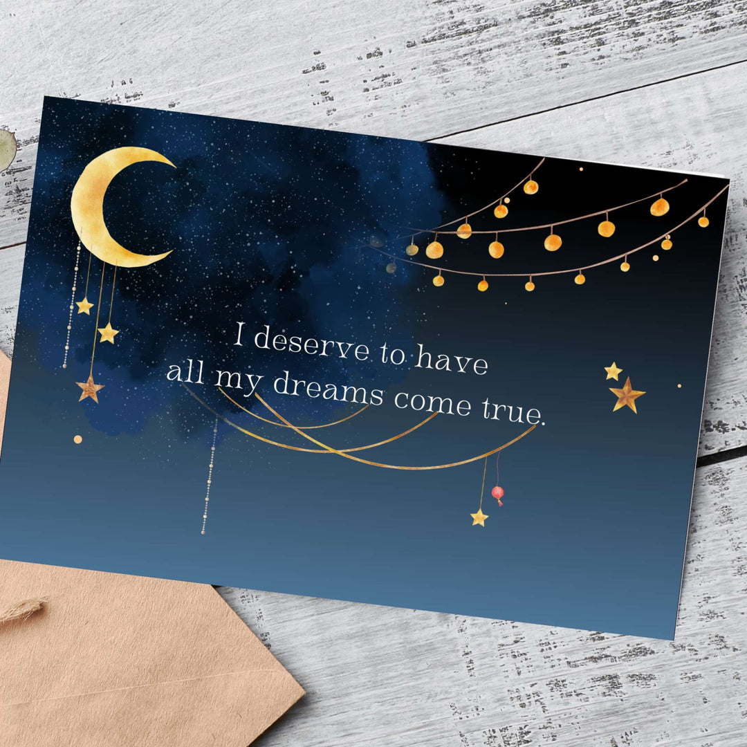 All My Dreams Come True Affirmation Card Idylissa