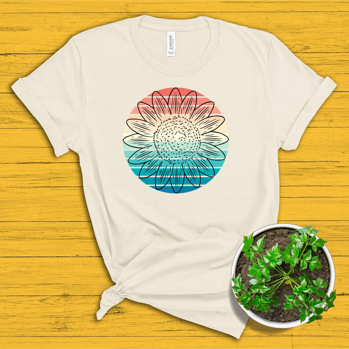 Sunflower Sunrise Graphic Tshirt Idylissa