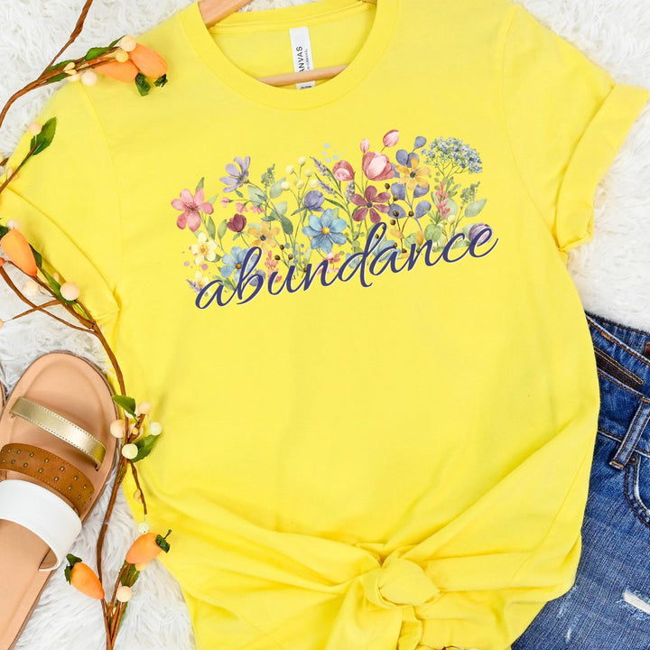 Abundance Wildflower Garden Graphic Tshirt