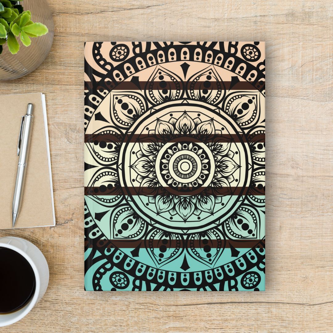 Open Mandala Hardcover Journal Idylissa